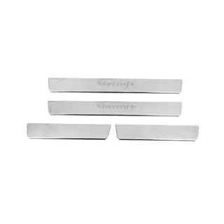 Cubiertas de Umbral Carmos V2 (4 uds, Acero Inoxidable) Hyundai Santa Fe 2 2006-2012 foto 1