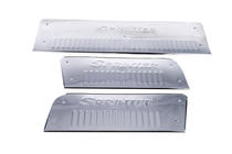 Mercedes Sprinter W906 2006–2018 Protectores de umbral interior Carmos V3 (3 piezas, acero inoxidable) foto 2