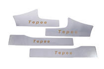 Peugeot Partner Tepee 2008-2018 Protecciones de umbral interior Carmos acero inoxidable 4 uds, Carmos - Acero Turco foto 2