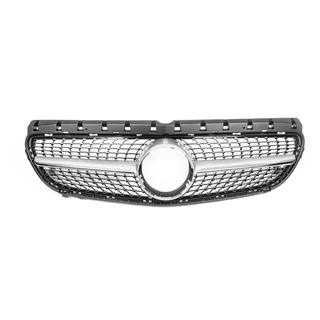 Parrilla Delantera Diamond Silver (2015-2018) Mercedes B-class W246 2011-2018 foto 2