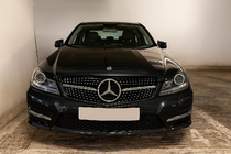 Mercedes C-class W204 2007-2015 Parrilla Delantera Diamond Silver foto 3