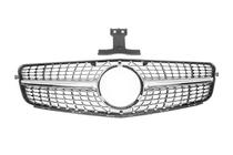 Mercedes C-class W204 2007-2015 Parrilla Delantera Diamond Silver foto 2