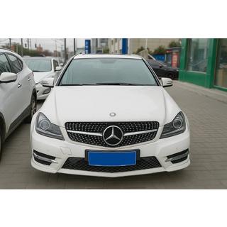 Parrilla Delantera Diamond Silver Mercedes C-class W204 2007-2015 foto 4