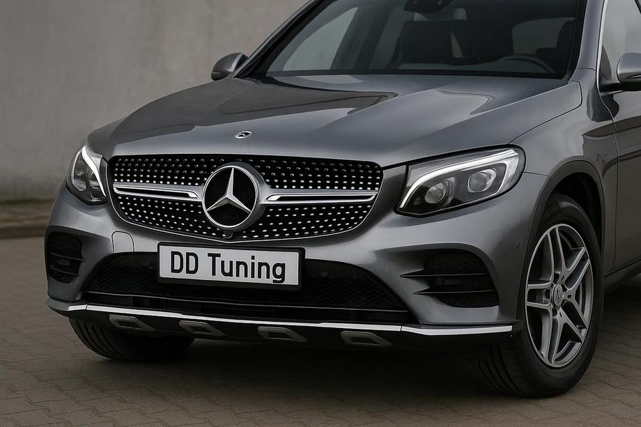 Mercedes GLC coupe C253 2016-2023 Parrilla Delantera Diamond Silver (2015-2019) Image