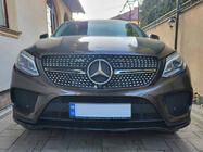Mercedes GLE coupe C292 2015-2019 Parrilla frontal tuning (Diamond Black) foto 3