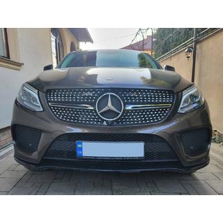 Parrilla frontal tuning (Diamond Black) Mercedes GLE coupe C292 2015-2019 foto 3