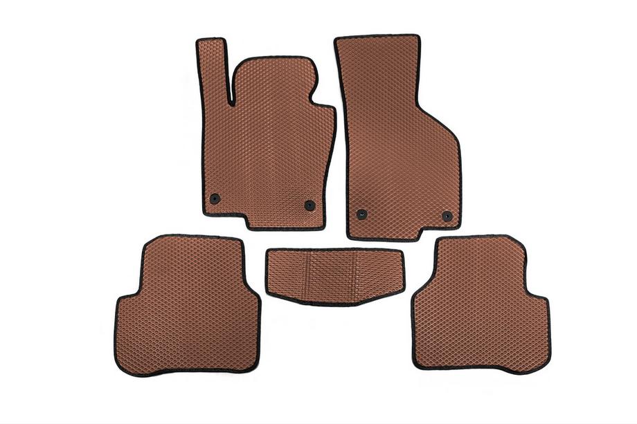 Volkswagen Passat B6 2006-2012 Alfombrillas EVA (rojo ladrillo) Image