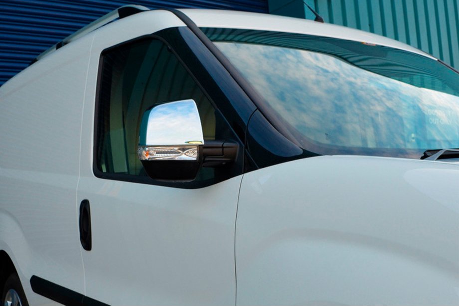 Opel Combo 2012-2018 Cubiertas de Espejos (2 uds, Acero Inoxidable) Carmos - Acero Inoxidable Turco Foto 6