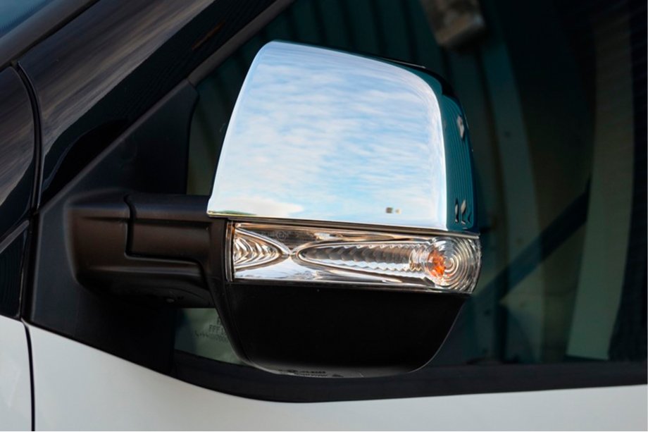 Opel Combo 2012-2018 Cubiertas de Espejos (2 uds, Acero Inoxidable) Carmos - Acero Inoxidable Turco Foto 9