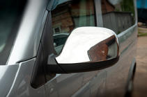 Volkswagen T6 2015-2024 Cubiertas de Espejos (2 uds, Acero Inoxidable) OmsaLine - Acero Inoxidable Italiano foto 3