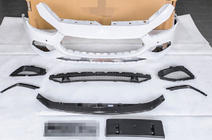 Maserati Quattroporte 2013-2023 Parachoques delantero con rejilla foto 2