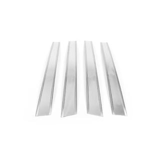 Cubiertas de pilares de acero inoxidable (4 uds) Honda Civic Sedan VII 2001-2006 foto 2