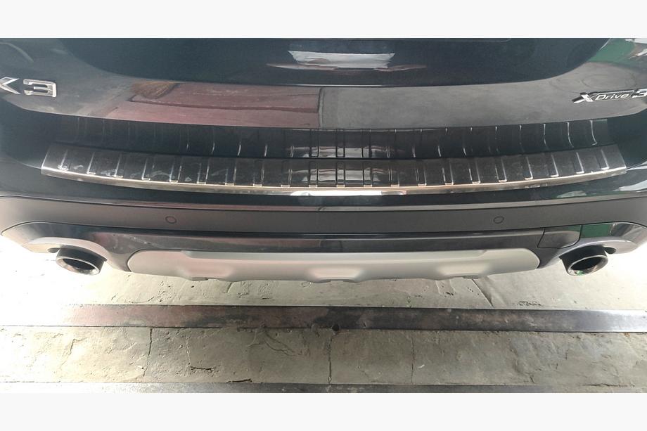 BMW X3 G01 2018- Protector de parachoques trasero Carmos (2018-2020, acero inoxidable) Image