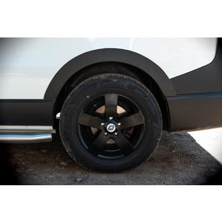 Aletines de aleta (6 uds, negro, ABS) Opel Vivaro 2015-2019 foto 4