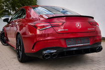 Mercedes CLA C118 2019- Difusor trasero con salidas de escape (diseño CLA45) foto 3