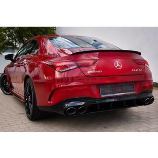Difusor trasero con salidas de escape (diseño CLA45) Mercedes CLA C118 2019- foto 3