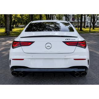 Difusor trasero con salidas de escape (diseño CLA45) Mercedes CLA C118 2019- foto 2