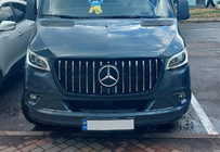 Mercedes Sprinter W907/W910 2018- Parrilla Delantera Panamericana GT Cromo Premium V1 foto 7