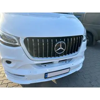 Parrilla Delantera Panamericana GT Cromo Premium V1 Mercedes Sprinter W907/W910 2018- foto 4