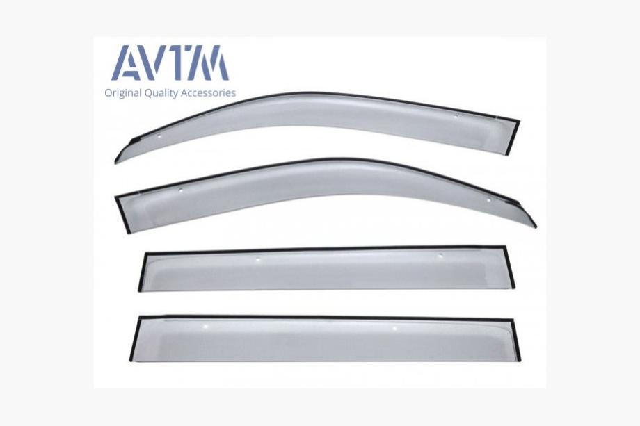Toyota Land Cruiser 200 2007-2021 Deflectores de Ventana (4 uds, AVTM) Foto 2