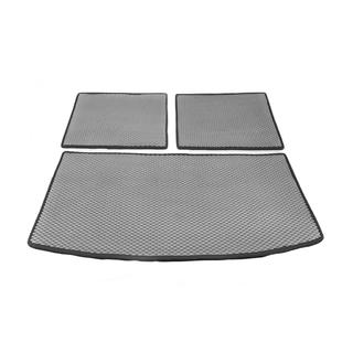 Alfombrilla de maletero 3 piezas (EVA, gris) (7 plazas) Audi Q7 2005-2015 foto 1