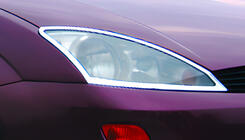 Ford Focus I 1998-2005 Cubiertas de Faros Cromadas (2 uds, plastico) foto 1