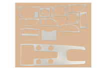 Volvo V50 2004-2012 Cubiertas de Panel de Salpicadero Negro foto 5