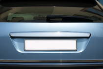Ford Focus II 2005-2008 Moldura tapa maletero (HB, acero inoxidable) foto 3