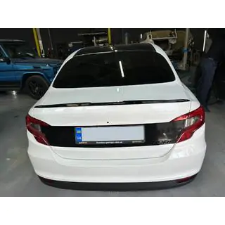 Spoiler Lip (Sunplex, Negro) (119,1cm *5,5cm) foto 2