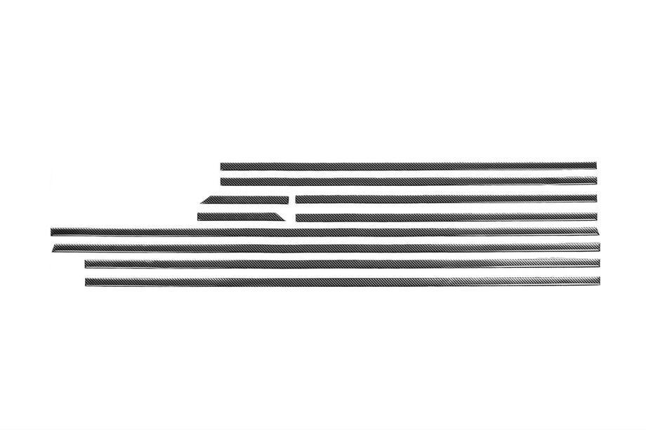 Mercedes G class W463 1990-2018 Molduras de puerta efecto carbono (inserciones) Image