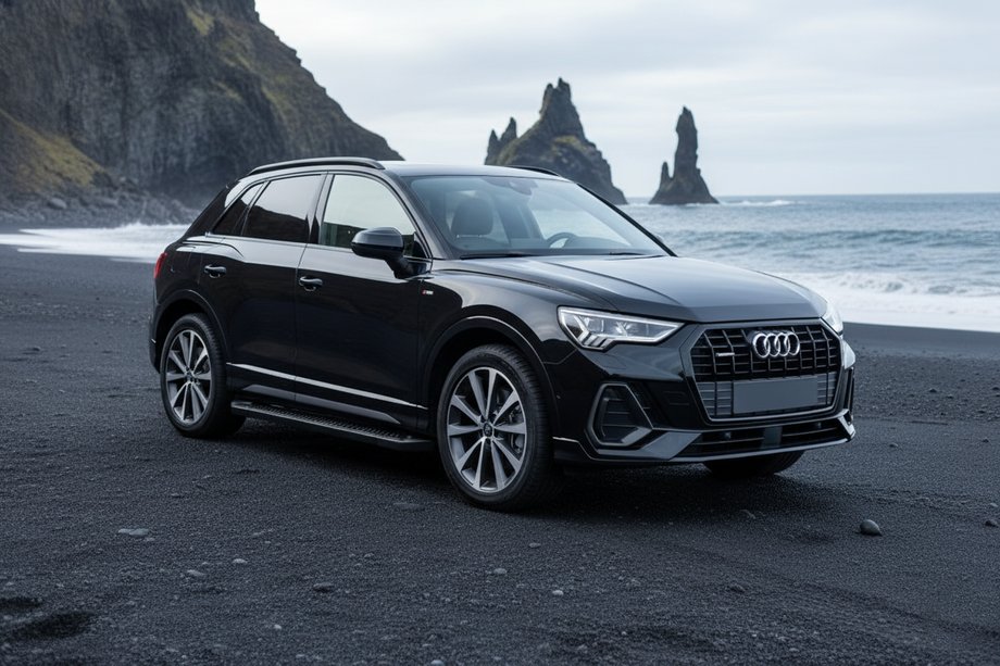 Audi Q3 2019–2025 Estribos Laterales Allmond Black (2 uds., Aluminio) Image