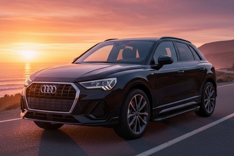 Audi Q3 2019–2025 Estribos Laterales Bosphore Black (2 uds., Aluminio) Image