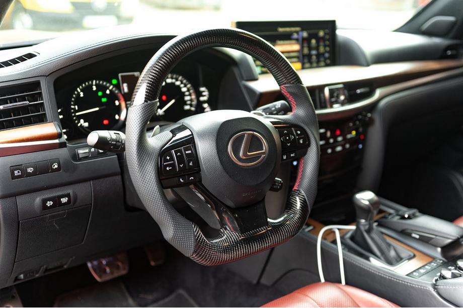 Lexus GX460 2009-2023 Volante anatómico completo (carbono) Image