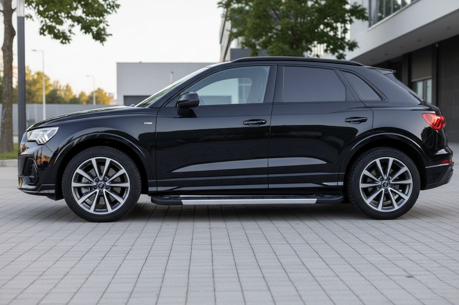 Audi Q3 2019–2025 Estribos Laterales RedLine (2 uds., Aluminio) Image