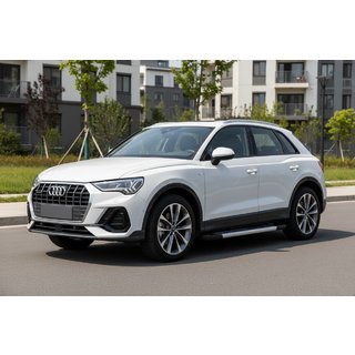 Estribos Laterales Vision New Grey (2 uds., Aluminio) Audi Q3 2019–2025 foto 1