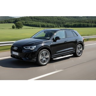 Estribos Laterales Mevsim Grey (2 uds., Aluminio) Audi Q3 2019–2025 foto 1