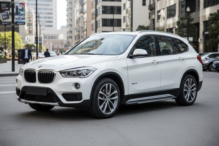 BMW X1 F48 2015-2022 Estribos Laterales Bosphore Grey (2 uds., Aluminio) Image