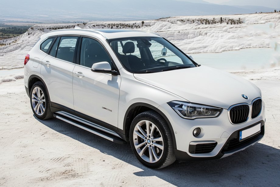 BMW X1 F48 2015-2022 Estribos Laterales Maya V1 (2 uds., Aluminio) Image