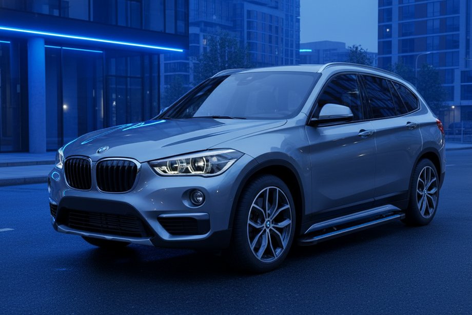 BMW X1 F48 2015-2022 Estribos Laterales Maya Blue (2 uds., Aluminio) Image