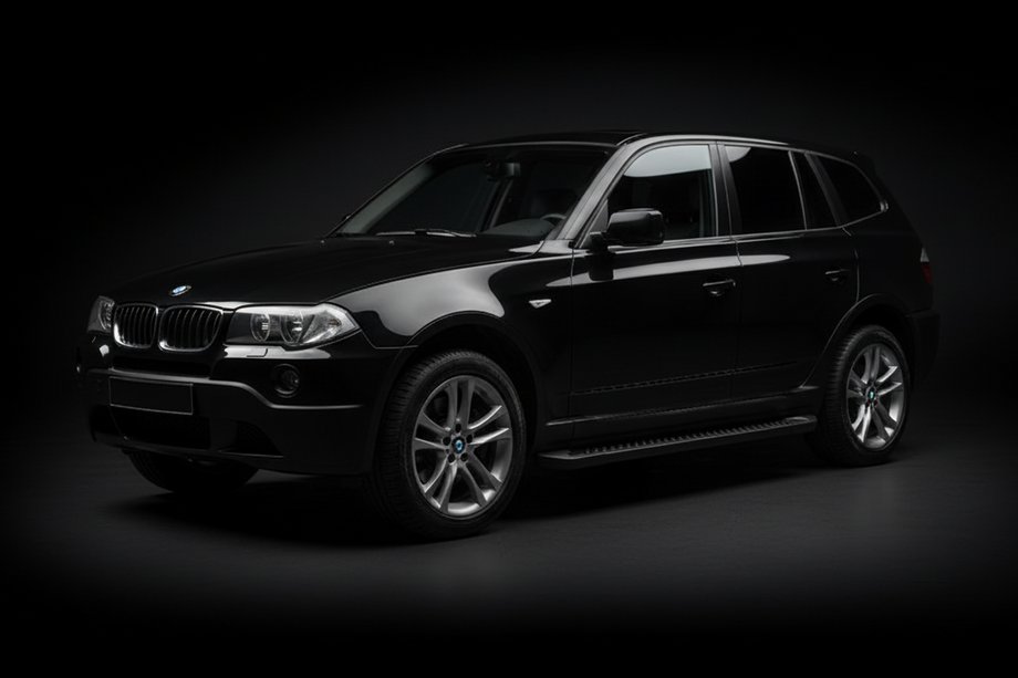 BMW X3 E83 2003-2010 Estribos Laterales Allmond Black (2 uds., Aluminio) Image