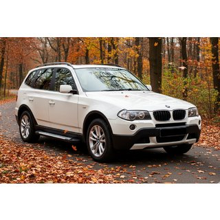 Estribos laterales Allmond Grey (2 uds., aluminio) BMW X3 E83 2003-2010 foto 1