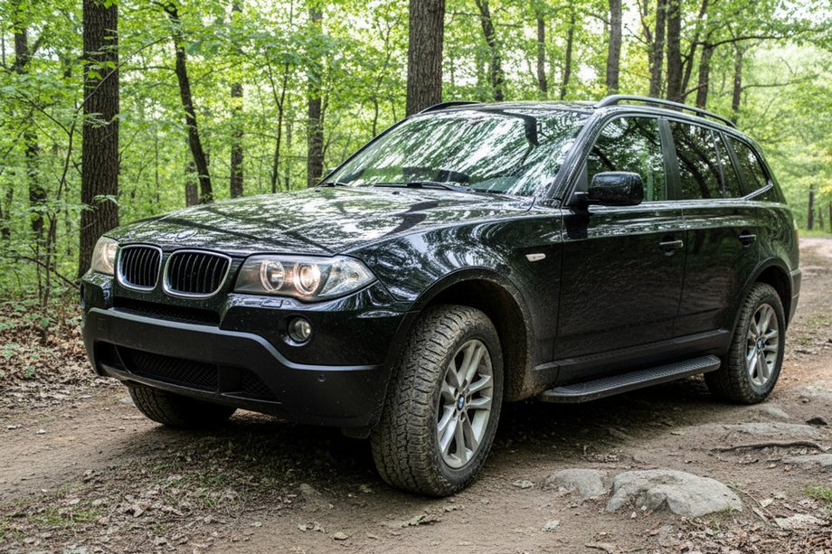 BMW X3 E83 2003-2010 Estribos Laterales Tayga Black (2 uds., Aluminio) Image