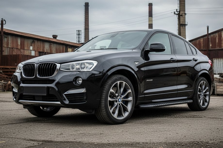 BMW X4 F26 2014-2018 Estribos Laterales Bosphore Black (2 uds., Aluminio) Image