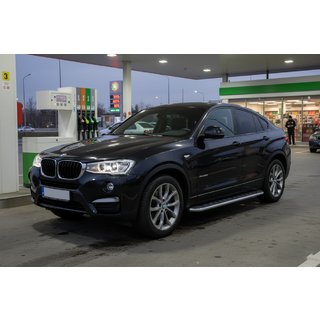 Estribos Laterales Maydos V1 (2 uds., Aluminio) BMW X4 F26 2014-2018 foto 1