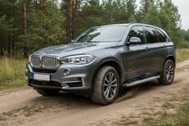 BMW X5 F15 2013-2018 Estribos Laterales Mevsim Grey (2 uds., Aluminio) foto 1