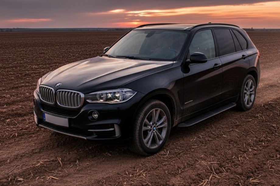 BMW X5 F15 2013-2018 Estribos Laterales Tayga Black (2 uds., Aluminio) Foto 1