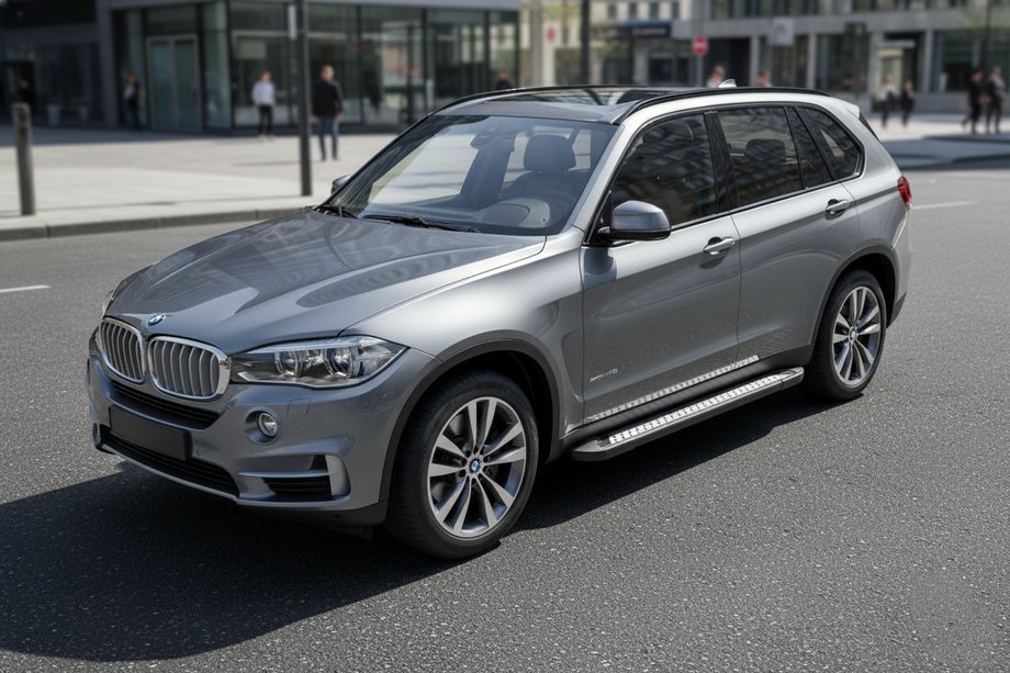BMW X5 F15 2013-2018 Estribos Laterales Vision New Black (2 uds., Aluminio) Image