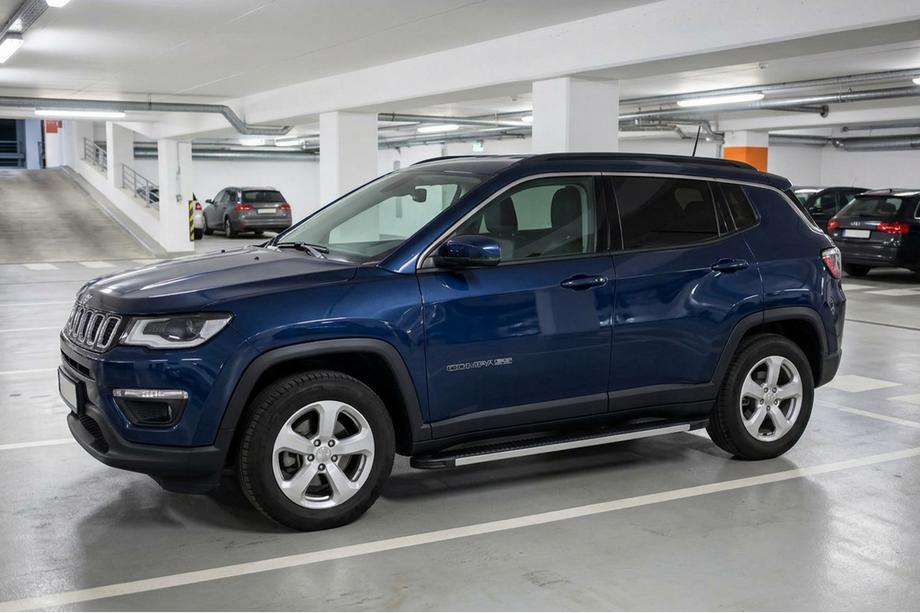 Jeep Compass 2016- Estribos Laterales Maya V1 (2 uds., Aluminio) Image