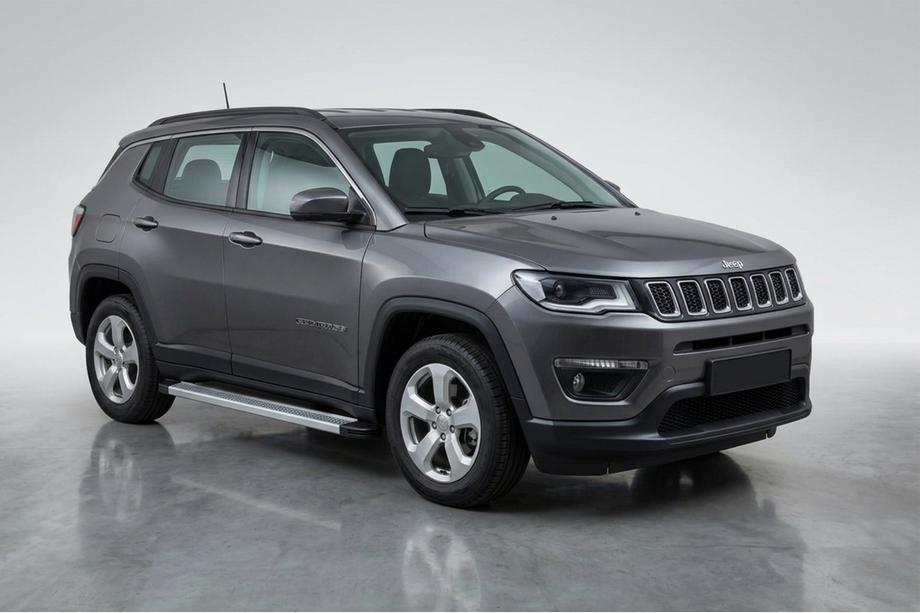Jeep Compass 2016- Estribos Laterales Maya V2 (2 uds., Aluminio) Image