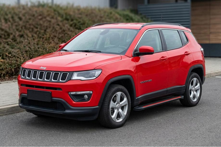 Jeep Compass 2016- Estribos Laterales Maya Red (2 uds., Aluminio) Image